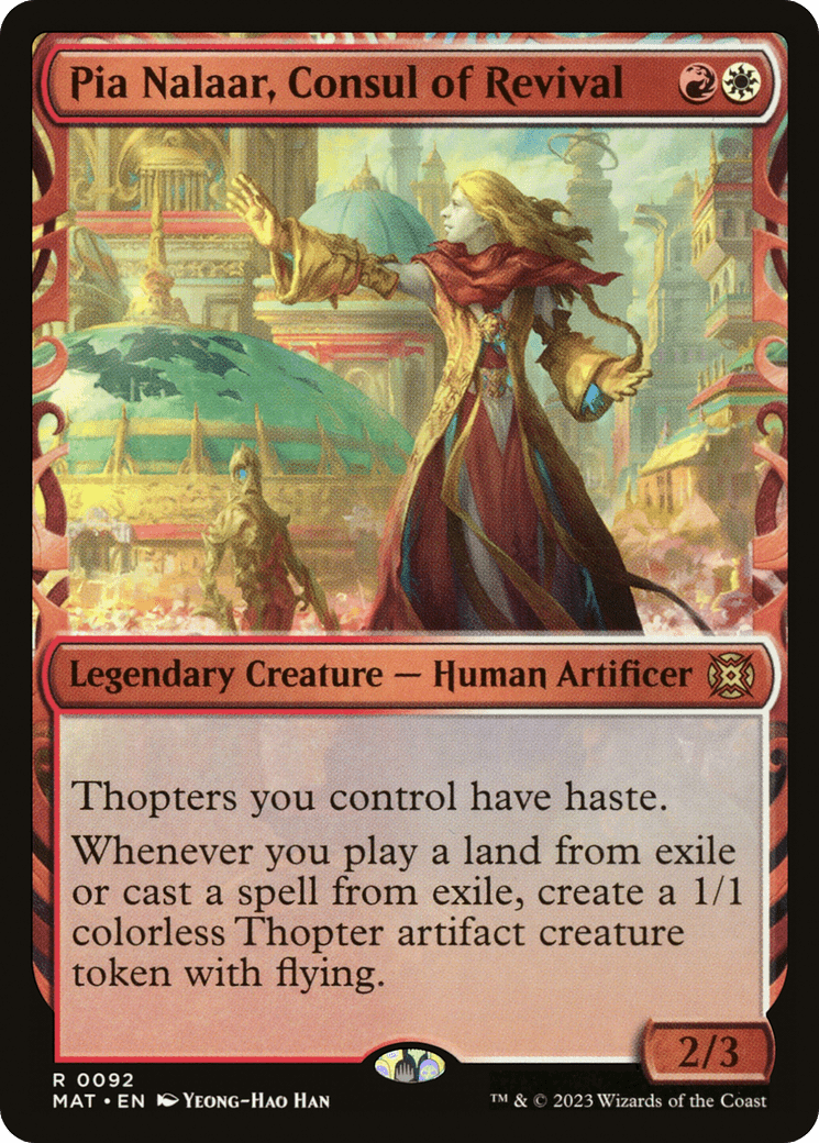 Pia Nalaar, Consul of Revival (Showcase) [March of the Machine: The Aftermath] MTG Single Magic: The Gathering  | Multizone: Comics And Games