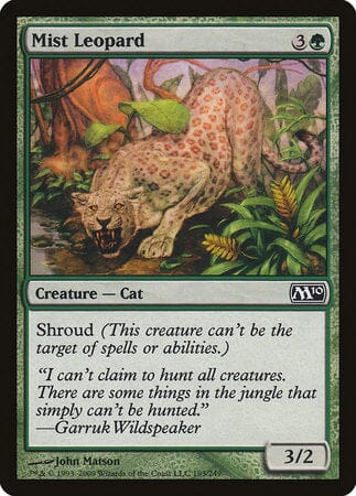 Mist Leopard [Magic 2010] MTG Single Magic: The Gathering  | Multizone: Comics And Games