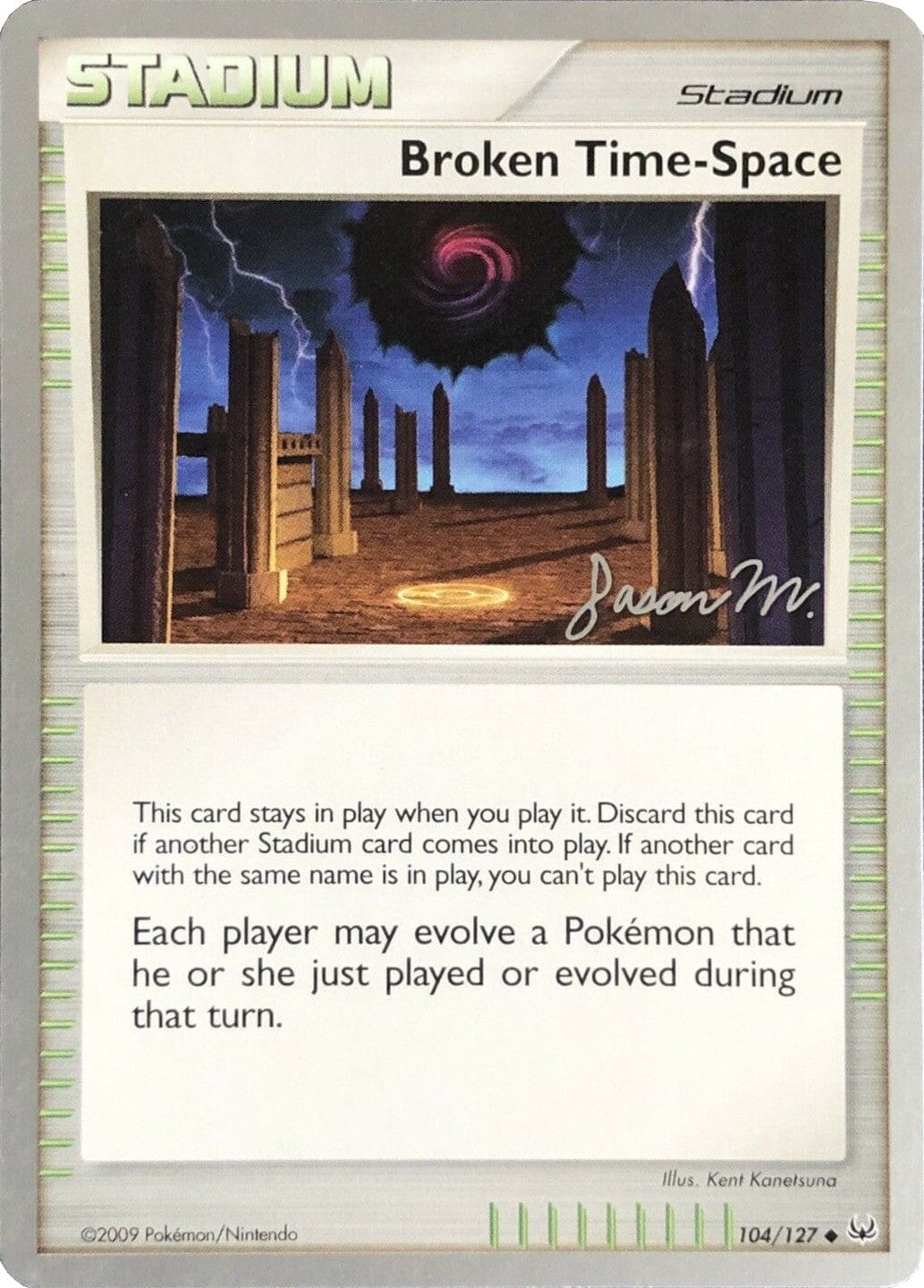 Broken Time-Space (104/127) (Queengar - Jason Martinez) [World Championships 2009] Pokemon Single Pokémon  | Multizone: Comics And Games