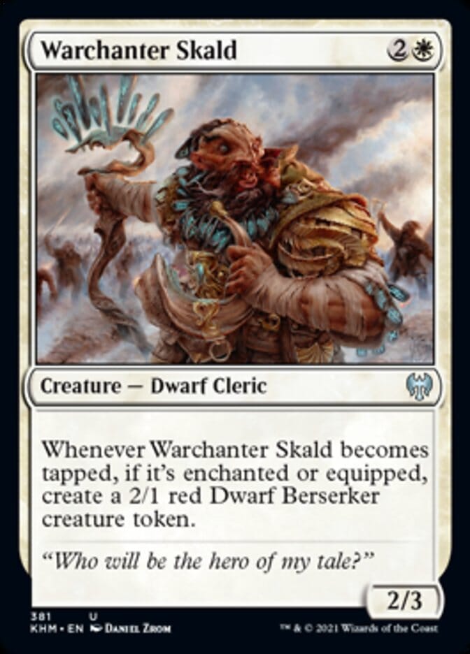 Warchanter Skald [Kaldheim] MTG Single Magic: The Gathering  | Multizone: Comics And Games