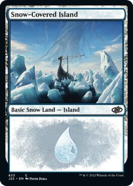 Snow-Covered Island [Jumpstart 2022] MTG Single Magic: The Gathering  | Multizone: Comics And Games