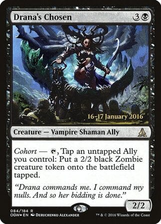 Drana's Chosen [Oath of the Gatewatch Promos] MTG Single Magic: The Gathering  | Multizone: Comics And Games