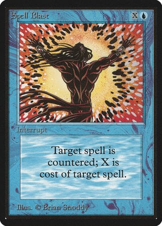 Spell Blast [Limited Edition Beta] MTG Single Magic: The Gathering  | Multizone: Comics And Games