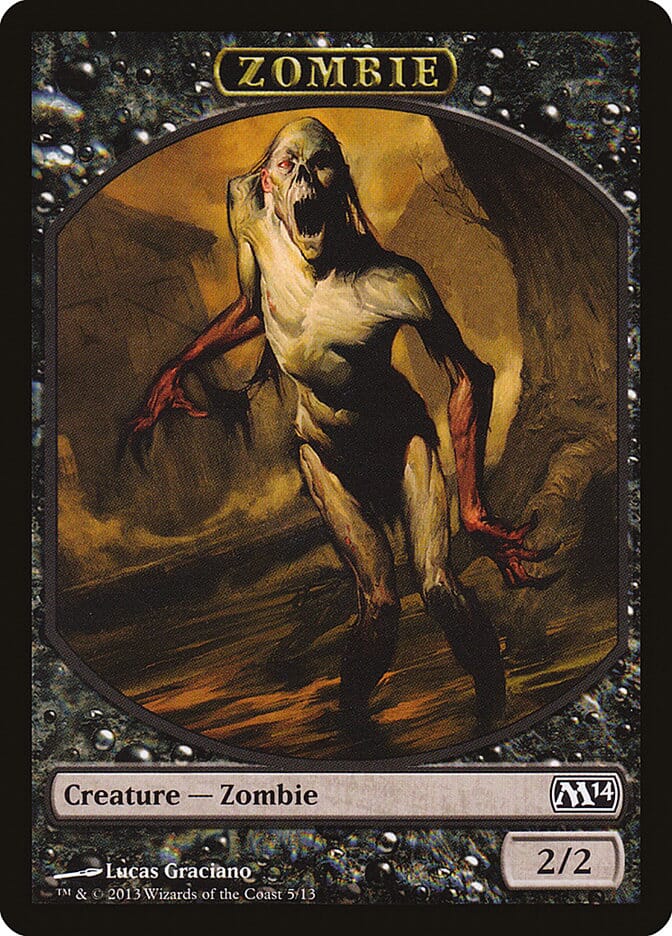 Zombie [Magic 2014 Tokens] MTG Single Magic: The Gathering  | Multizone: Comics And Games