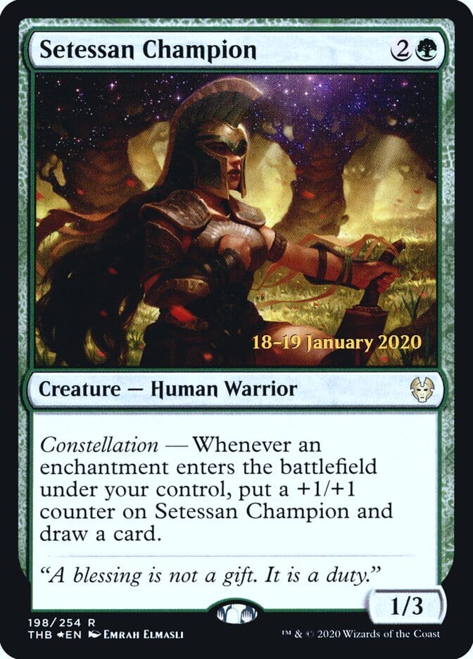 Setessan Champion [Theros Beyond Death Prerelease Promos] MTG Single Magic: The Gathering  | Multizone: Comics And Games