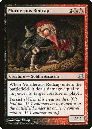 Murderous Redcap [Modern Masters] MTG Single Magic: The Gathering  | Multizone: Comics And Games