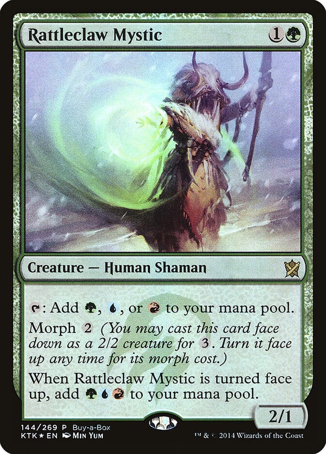 Rattleclaw Mystic (Buy-A-Box) [Khans of Tarkir Promos] MTG Single Magic: The Gathering  | Multizone: Comics And Games