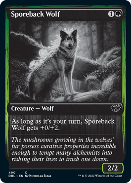Sporeback Wolf [Innistrad: Double Feature] MTG Single Magic: The Gathering  | Multizone: Comics And Games