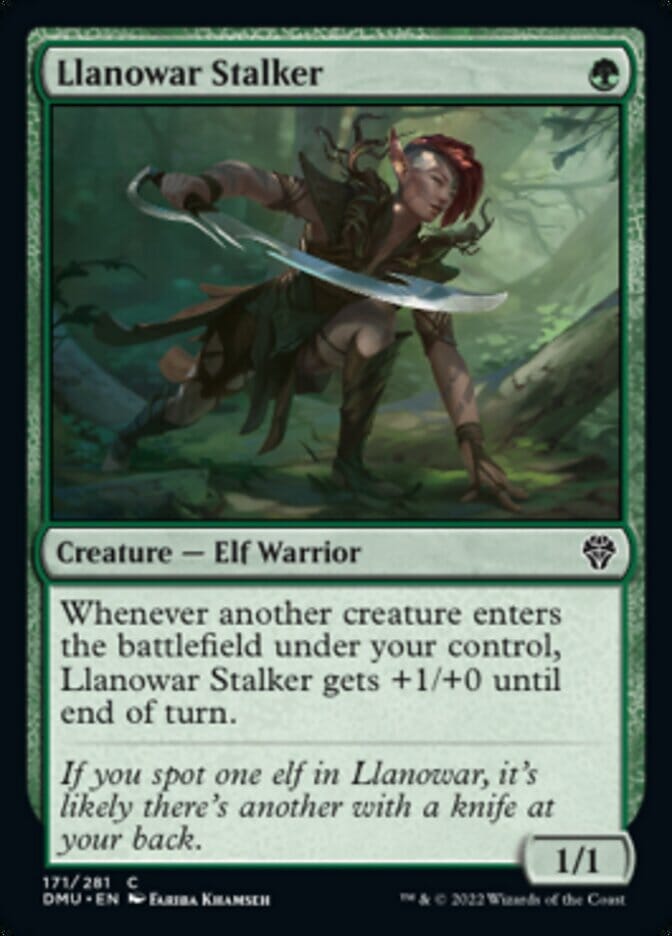 Llanowar Stalker [Dominaria United] MTG Single Magic: The Gathering  | Multizone: Comics And Games