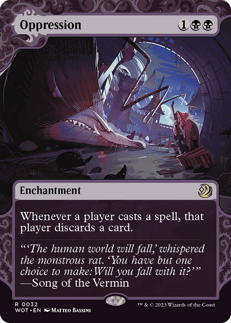 Oppression [Wilds of Eldraine: Enchanting Tales] MTG Single Magic: The Gathering  | Multizone: Comics And Games