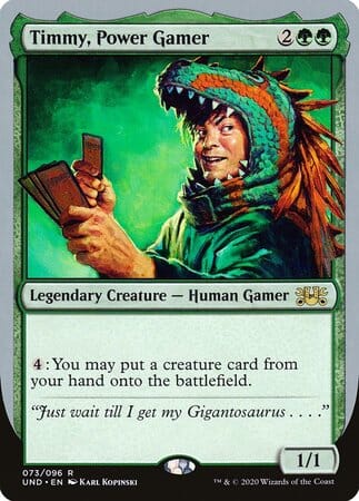 Timmy, Power Gamer [Unsanctioned] MTG Single Magic: The Gathering  | Multizone: Comics And Games