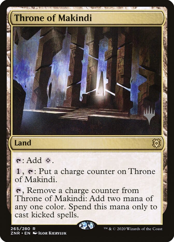 Throne of Makindi (Promo Pack) [Zendikar Rising Promos] MTG Single Magic: The Gathering  | Multizone: Comics And Games