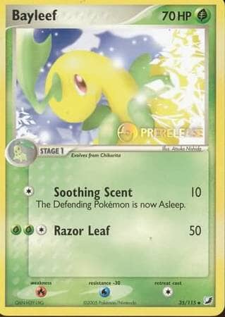 Bayleef (35/115) (Prerelease Promo) [Nintendo: Black Star Promos] Pokemon Single Pokémon  | Multizone: Comics And Games