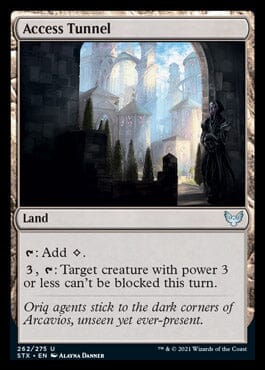 Access Tunnel [Strixhaven: School of Mages] MTG Single Magic: The Gathering  | Multizone: Comics And Games