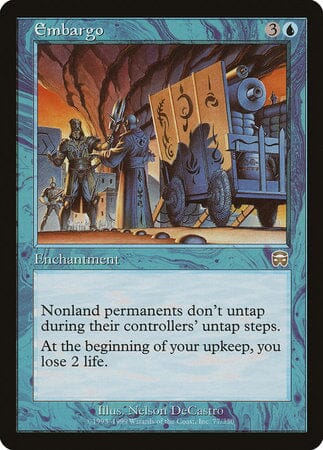 Embargo [Mercadian Masques] MTG Single Magic: The Gathering  | Multizone: Comics And Games