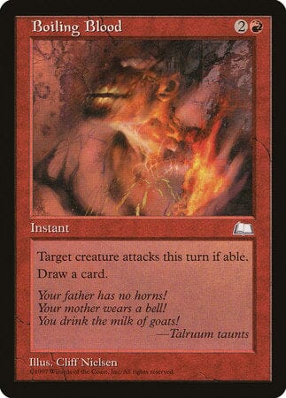 Boiling Blood [Weatherlight] MTG Single Magic: The Gathering  | Multizone: Comics And Games