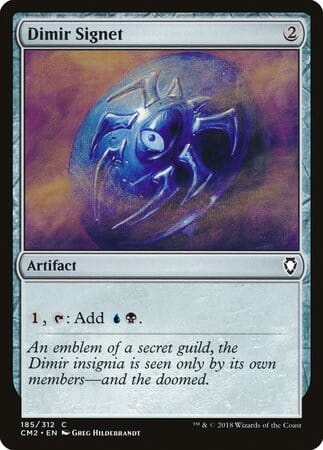 Dimir Signet [Commander Anthology Volume II] MTG Single Magic: The Gathering  | Multizone: Comics And Games