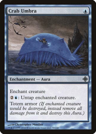 Crab Umbra [Rise of the Eldrazi] MTG Single Magic: The Gathering  | Multizone: Comics And Games