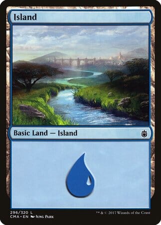 Island (296) [Commander Anthology] MTG Single Magic: The Gathering  | Multizone: Comics And Games