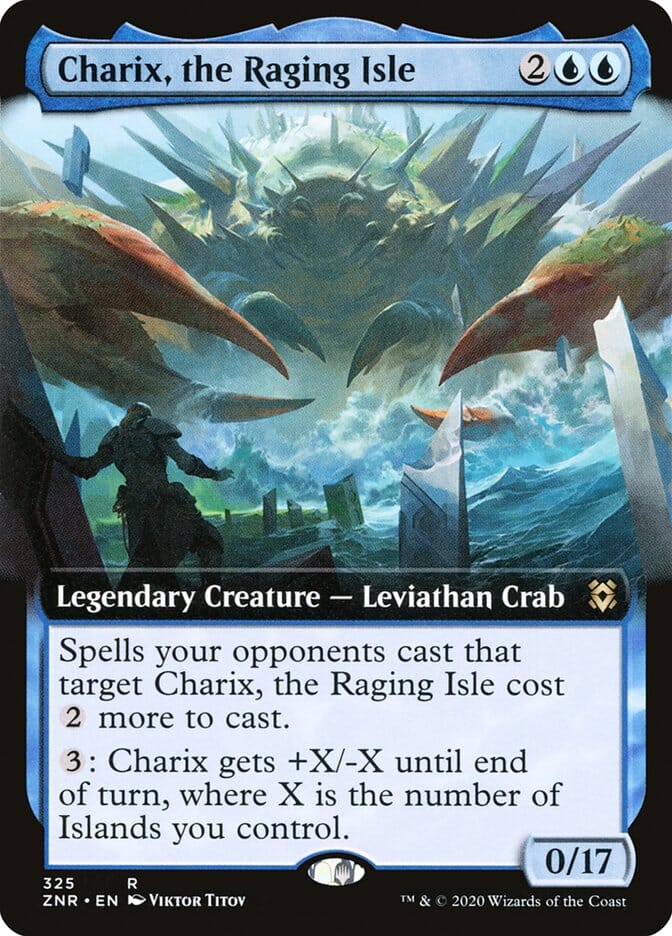 Charix, the Raging Isle (Extended Art) [Zendikar Rising] MTG Single Magic: The Gathering  | Multizone: Comics And Games