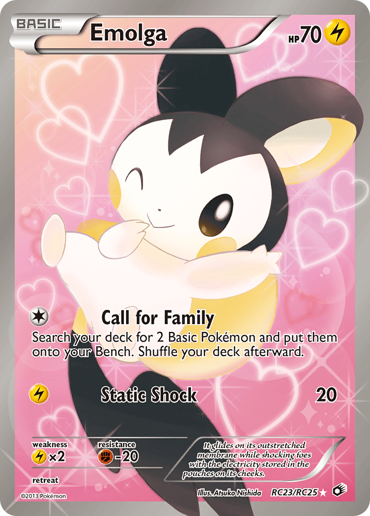 Emolga (RC23/RC25) [Black & White: Legendary Treasures] Pokemon Single Pokémon  | Multizone: Comics And Games