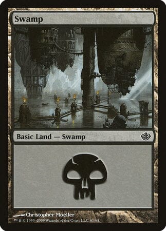 Swamp (61) [Duel Decks: Garruk vs. Liliana] MTG Single Magic: The Gathering  | Multizone: Comics And Games