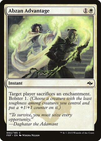 Abzan Advantage [Fate Reforged] MTG Single Magic: The Gathering  | Multizone: Comics And Games