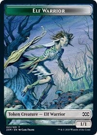 Elf Warrior // Germ Double-sided Token [Double Masters Tokens] MTG Single Magic: The Gathering  | Multizone: Comics And Games