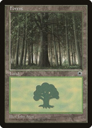 Forest (Large Middle) [Portal] MTG Single Magic: The Gathering  | Multizone: Comics And Games