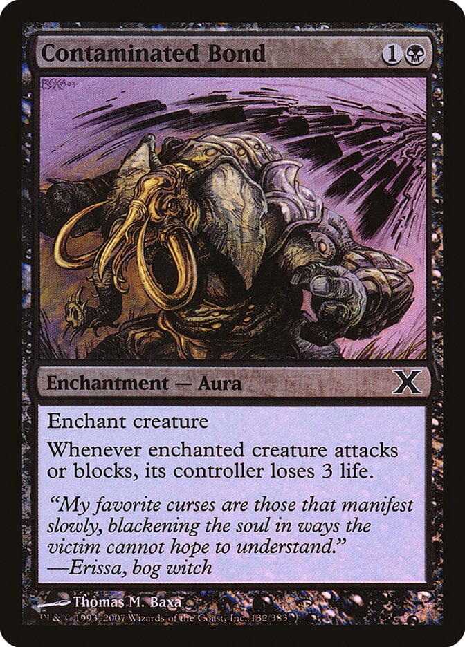 Contaminated Bond (Premium Foil) [Tenth Edition] MTG Single Magic: The Gathering  | Multizone: Comics And Games