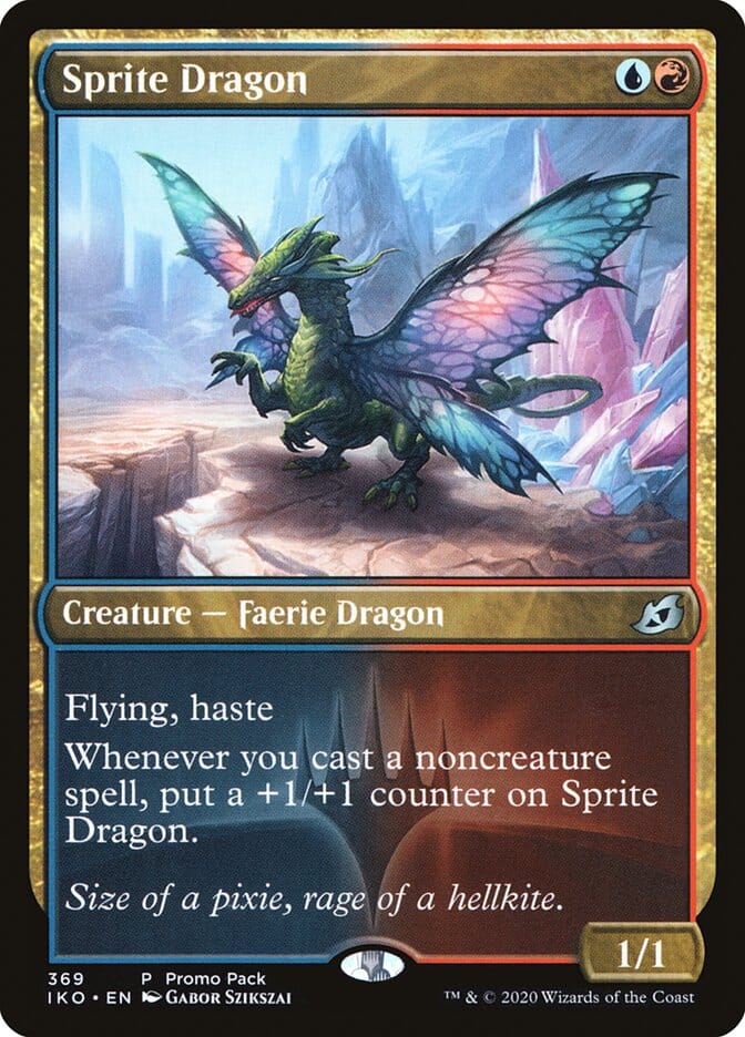 Sprite Dragon (Promo Pack) [Ikoria: Lair of Behemoths Promos] MTG Single Magic: The Gathering  | Multizone: Comics And Games