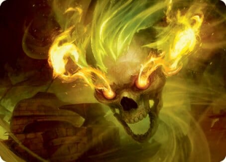 Flameskull Art Card [Dungeons & Dragons: Adventures in the Forgotten Realms Art Series] MTG Single Magic: The Gathering  | Multizone: Comics And Games
