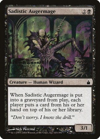 Sadistic Augermage [Ravnica: City of Guilds] MTG Single Magic: The Gathering  | Multizone: Comics And Games
