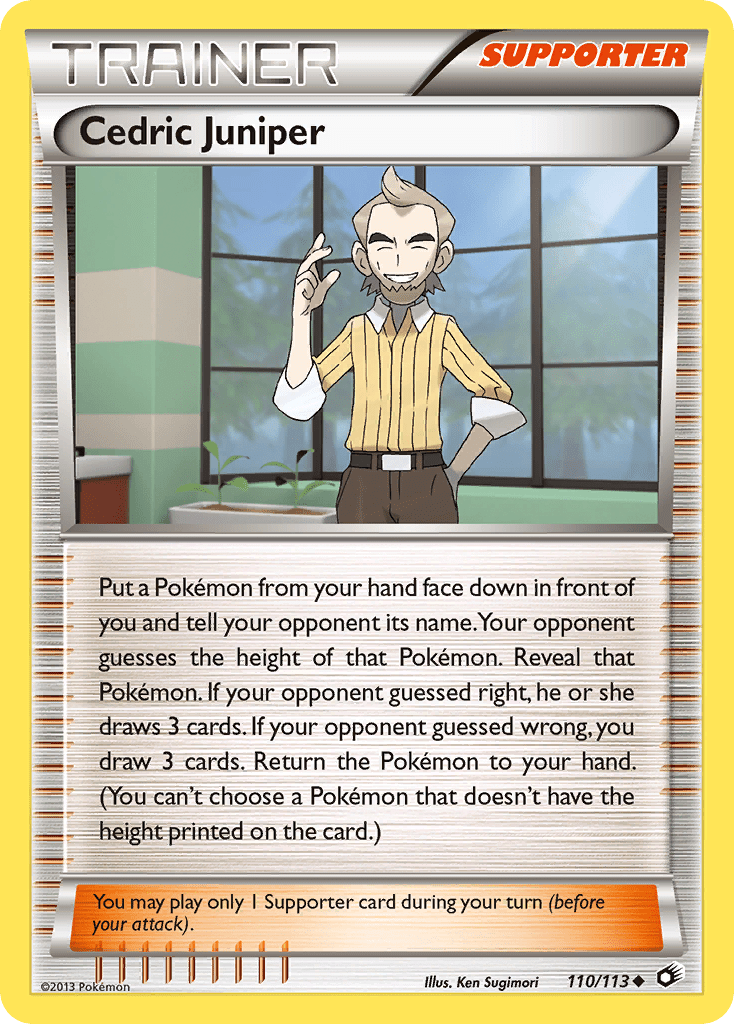 Cedric Juniper (110/113) [Black & White: Legendary Treasures] Pokemon Single Pokémon  | Multizone: Comics And Games
