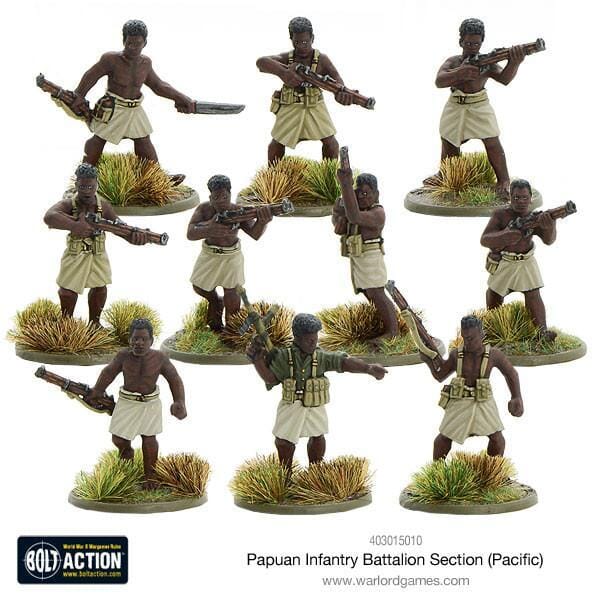 Papuan Infantry Battalion section (Pacific) Bolt Action Warlord Games  | Multizone: Comics And Games