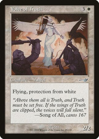 Voice of Truth [Nemesis] MTG Single Magic: The Gathering  | Multizone: Comics And Games