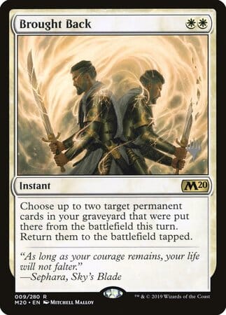 Brought Back [Core Set 2020 Promos] MTG Single Magic: The Gathering  | Multizone: Comics And Games