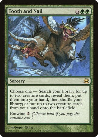 Tooth and Nail [Modern Masters] MTG Single Magic: The Gathering  | Multizone: Comics And Games