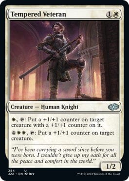 Tempered Veteran [Jumpstart 2022] MTG Single Magic: The Gathering  | Multizone: Comics And Games