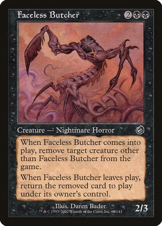 Faceless Butcher [Torment] MTG Single Magic: The Gathering  | Multizone: Comics And Games