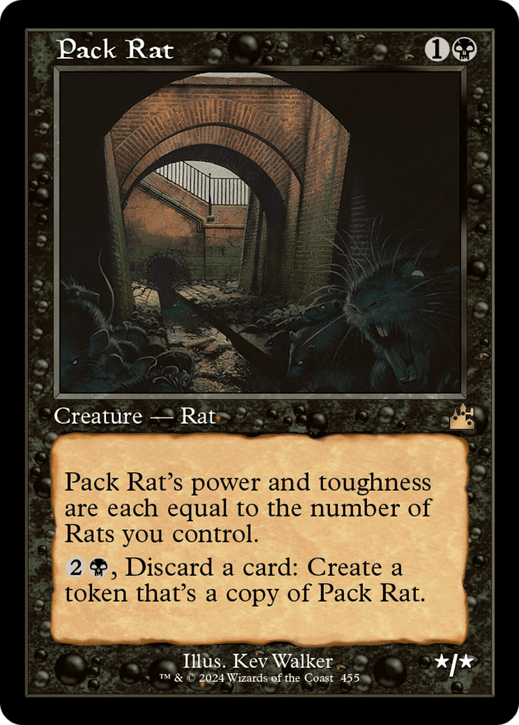 Pack Rat (Retro Frame) [Ravnica Remastered] MTG Single Magic: The Gathering  | Multizone: Comics And Games