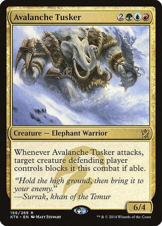 Avalanche Tusker [Khans of Tarkir] MTG Single Magic: The Gathering  | Multizone: Comics And Games