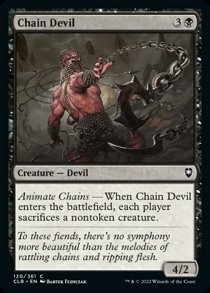 Chain Devil [Commander Legends: Battle for Baldur's Gate] MTG Single Magic: The Gathering  | Multizone: Comics And Games