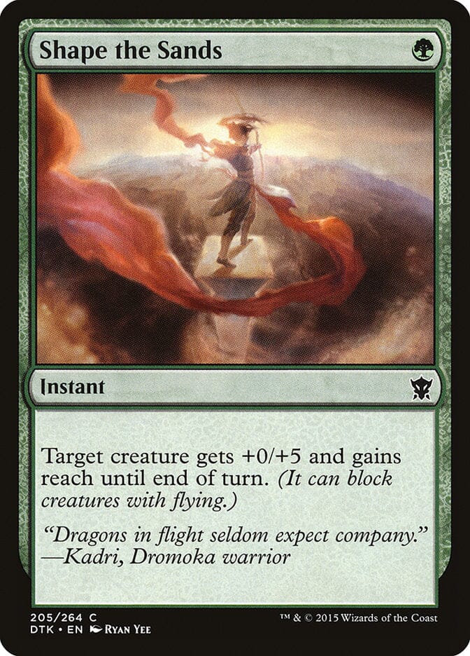 Shape the Sands [Dragons of Tarkir] MTG Single Magic: The Gathering  | Multizone: Comics And Games