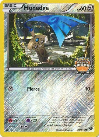 Honedge (83/146) (Regional Championship Promo) [XY: Base Set] Pokemon Single Pokémon  | Multizone: Comics And Games