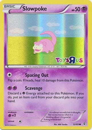 Slowpoke (32/83) (Toys R Us Promo) [XY: Generations] Pokemon Single Pokémon  | Multizone: Comics And Games