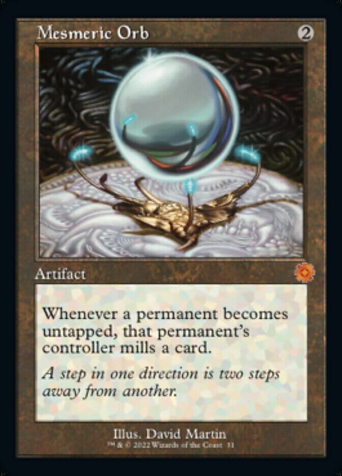 Mesmeric Orb (Retro) [The Brothers' War Retro Artifacts] MTG Single Magic: The Gathering  | Multizone: Comics And Games