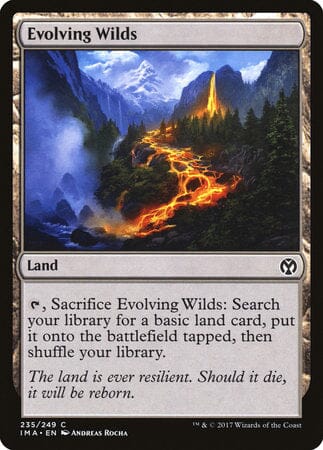 Evolving Wilds [Iconic Masters] MTG Single Magic: The Gathering  | Multizone: Comics And Games