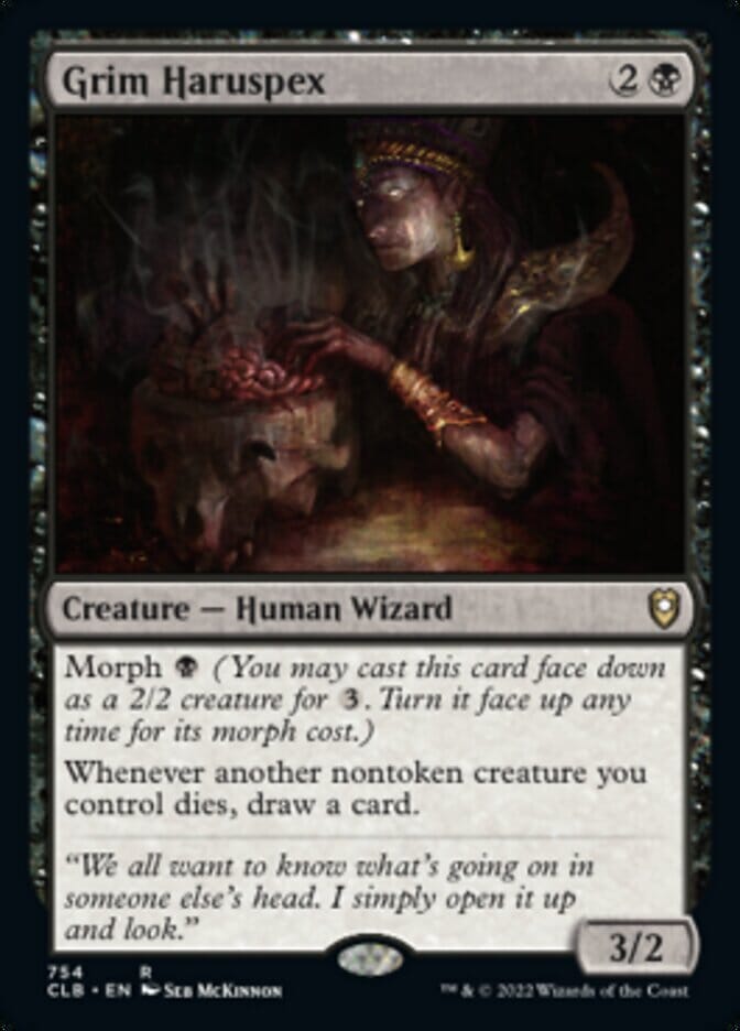 Grim Haruspex [Commander Legends: Battle for Baldur's Gate] MTG Single Magic: The Gathering  | Multizone: Comics And Games
