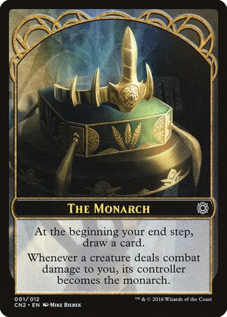 The Monarch Token [Conspiracy: Take the Crown Tokens] MTG Single Magic: The Gathering  | Multizone: Comics And Games